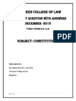 Al-Ameen College of Law: Important Question With Answers DECEMBER - 2018