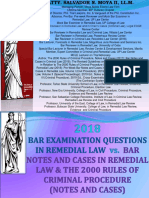 Remedial Law Bar 2018 With Suggested Answers