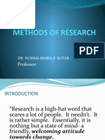 Methods of Research