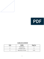 Table of Content S.No Topic Page No.: 1. 4 2. Criminal Courts 5 3. Hierarchy of Courts 6-10