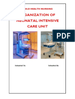 Organization of NICU Services