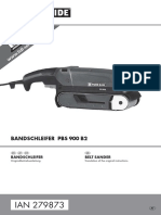 Parkside PBS 900 B2 Belt Sander