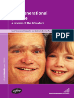 Intergenerational Practice: A Review of The Literature
