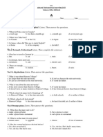 Interchange 2 Quiz 3 A