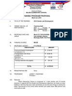 Training Program Proposal: Biluso Elementary School