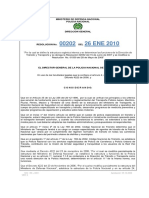 DITRA Resolución No. 00202 Del 260110 Estructura DITRA y Funciones Modificada