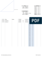 Time Tracking Log: Date Project ID Task ID Hours Billed Invoice # Current Period