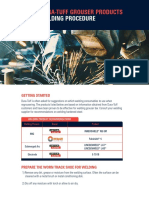 Welding Procedure: Dura-Tuff Grouser Products