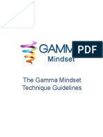 The Gamma Mindset Technique Guidelines