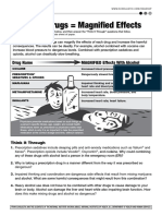 Drug Name Magnified Effects With Alcohol