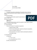 Lesson Plan - Particles Model of The States of Matter