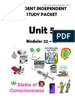 2019 New Student Independent Study Packet - Unit 5-States of Consciousness