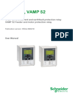 Vamp 50, Vamp 52: VAMP 50 Overcurrent and Earthfault Protection Relay VAMP 52 Feeder and Motor Protection Relay