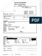 David Roddy Arrest Report