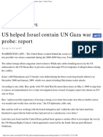 2011-04-19 US Helped Israel Contain UN Gaza War Probe