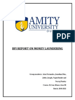 Report On Money Laundering