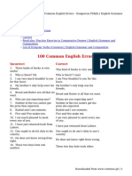 100 Common English Errors - Dangerous Pitfalls - English Grammar