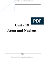 NEET UG Physics Atom and Nucleus MCQs