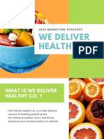 Colorful Healthy Food Marketing Plan Presentation