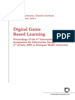Michael Burmester, Daniela Gerhard, Frank Thissen - Digital Game Based Learning (2010)