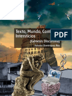 Texto, Mundo, Contexto: Intersticios