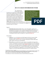 Handout 10.1.1. The Six Components of A Health Information System