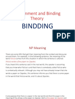 Binding Theory