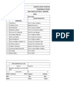 Aoh Checklist LT and HT Motor