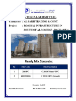 Material Submittal For Al Sarh Trading & Cont. (C20 &C25 Screed) PDF