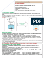 Suivi D Une Transformation Chimique Vitesse de Reaction Resume de Cours