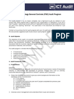 ITGC Audit Program Sample PDF