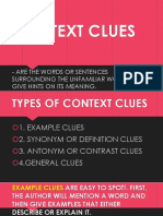 Context Clues