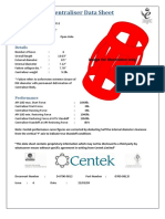 7 X 8.5 Centek Solid Body Centralizer