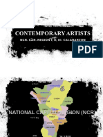 Contemporary Artists NCR To Region Iva