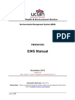 FM ENV 003 EMS Manual