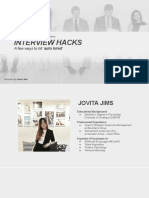 Webinar Interview Hacks by Jovita Jims