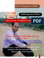 MCQ HRM PDF