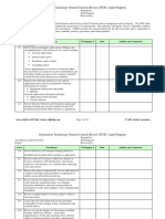 Information Technology General Controls Review (ITGC) Audit Program Prepared by - PDF