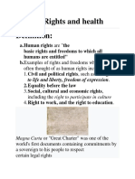 Human Rights and Health