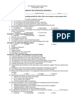 Diagnostic Test Practical Research 2