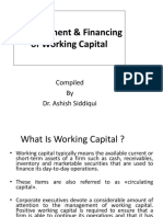 Working Capital Management