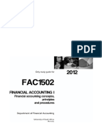 Unisa Accounting Fin - Acc 001 - 2012 PDF