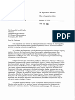 Letter From Assistant Attorney General Stephen Boyd To House Judiciary Committee Chairman Jerry Nadler