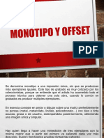 Monotipo y Offset