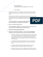 Philippine Consulate General, Jeddah, K.S.A. Faqs For Philippine Citizenship Retention and Re-Acquisition (As of July 2010)