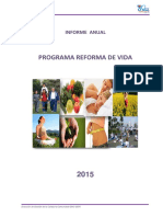 Informe de Produccion Anual de Reforma de Vida 2015