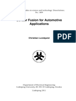 Sensor Fusion For Automotive Applications