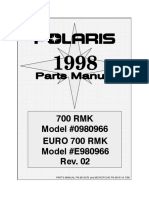 1998 RMK 700 Parts Manual PDF