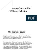 Supreme Court at Fort William Calcutta