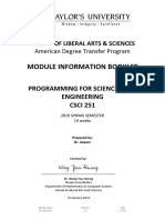 CSCI251-MIB-SPRING-2019 - DR Azeem PDF